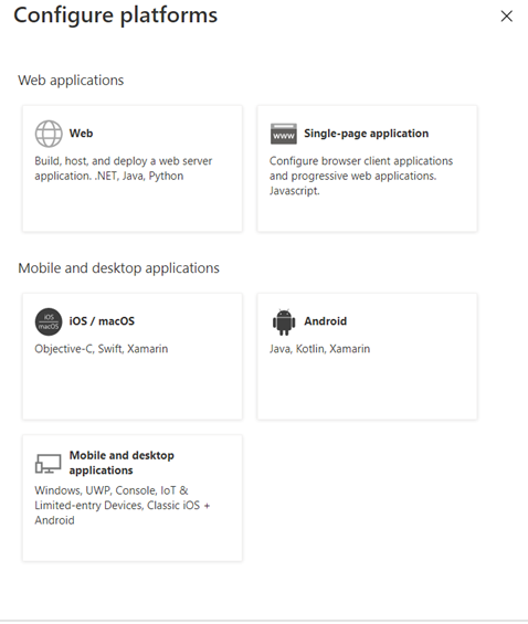 Select single-page application